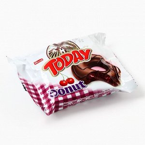Печенье пончик «Твою фигуру не спасти» с вишней, 40 г.
