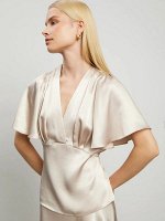 Блузка приталенного кроя, B3035/agnes