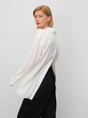 Рубашка однотонная, B3013/mellow