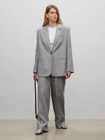 Брюки широкого кроя, D289/alloy