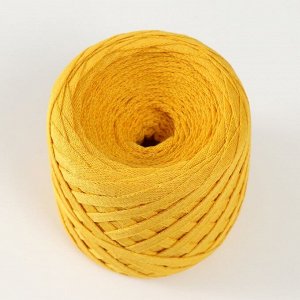 Трикотажная пряжа "Риббон" 85м/170±5 гр (Горчица)