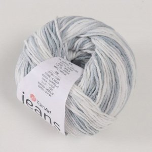 Пряжа для вязания спицами, крючком YarnArt, Jeans Soft Colors, 55% хлопок, 45% акрил, 160 м/50 г, (6208)