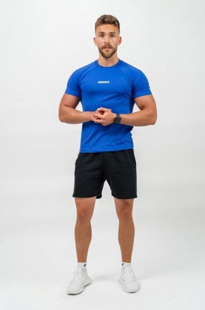Мужская футболка NEBBIA Workout Compression PERFORMANCE (339) - Синий
