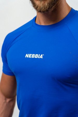 Мужская футболка NEBBIA Workout Compression PERFORMANCE (339) - Синий