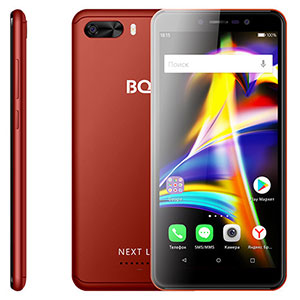 Смартфон BQ 5508L Next LTE, 4G, 8Gb + 1Gb Red