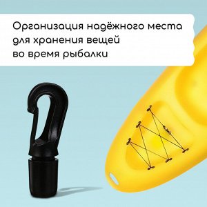 Крючок с креплением для шнура, d=10 мм, набор 10 шт.