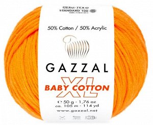 Пряжа для вязания GAZZAL BABY COTTON XL № 3416