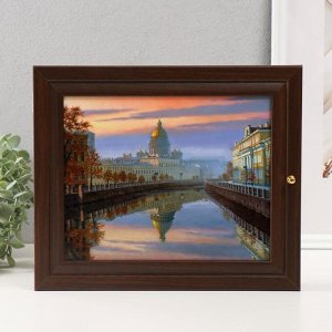 Ключница "Исаакиевский собор" 26х31 см венге