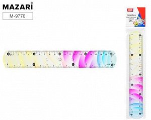 Линейка гибкая пластиковая 20 см M-9776 Mazari {Китай}
