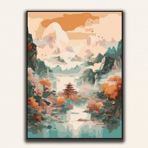 Картина по номерам на подрамнике, 30 х 40 см.