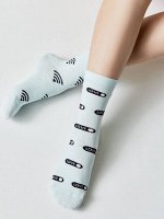 17С-21СП Happy Носки женские хлопковые (Conte) рисунок 613
