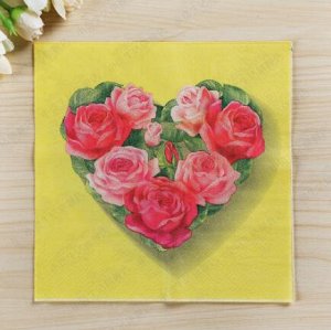 Салфетка бумажная 33*33 см (для декупажа)