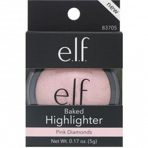 E.L.F. Cosmetics, Запеченный хайлайтер, розовые алмазы, 0,17 унции (5 г)