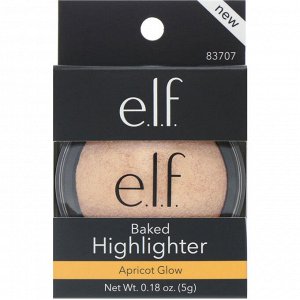 E.L.F. Cosmetics, Запеченый хайлайтер, абрикосовое сияние, 0,17 унц. (5 г)