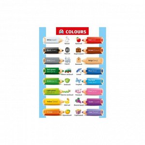 Плакат "COLOURS" (Цвета)