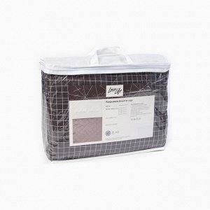 Покрывало LoveLife 1,5сп Graphite cage 150*210±5см, новосатин, 100%п/э