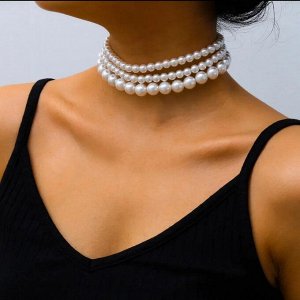 Sapphire Ожерелье-чокер (3 ряда)