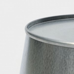Ведро оцинкованное хозяйственное с ручкой, 7 л, d=24 см, h=24 см, ГОСТ