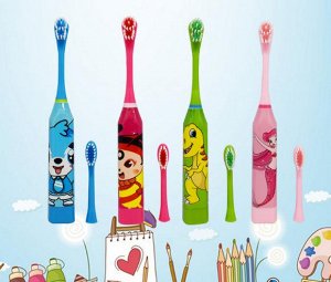 Вибрирующая зубная щетка для детей