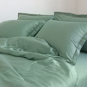 "Tencel" Green" Пододеяльник 200х220см, эвкалиптовое волокно