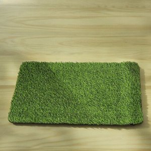Новый бренд Коврик с пластиковым покрытием, 60*90 см имитация травы/искусственный газон, (зеленый)