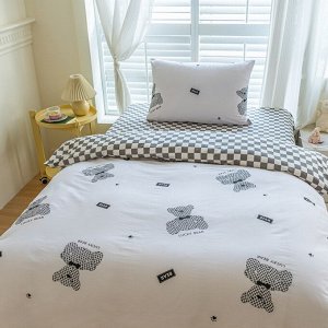 КПБ Сатин Люкс KIDS на резинке (1,5-спальный 50*70 см 1 шт. 90*200*25 см) CDKR0631579025.
