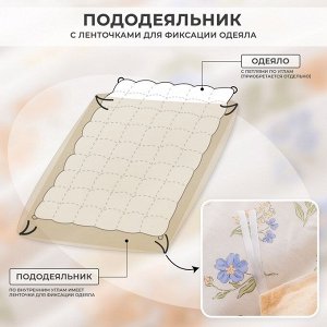 Комплект постельного белья Люкс Сатин 100% хлопок A350