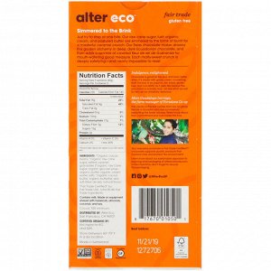 Alter Eco, Органический шоколадный батончик, темная соленая обжаренная карамель, 2,82 г (80 г)
