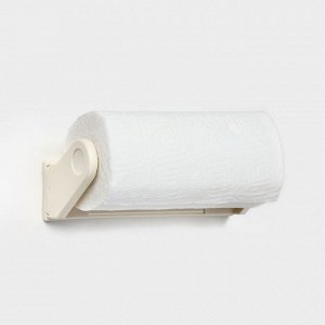 Держатель для бумажных полотенец, пластик, 26x13x10 см, белый