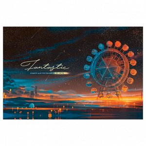 Альбом для рисования 32л., А4, на гребне BG ""Fantastic"", металлизация