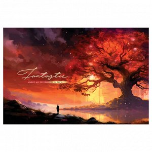 Альбом для рисования 32л., А4, на гребне BG ""Fantastic"", металлизация