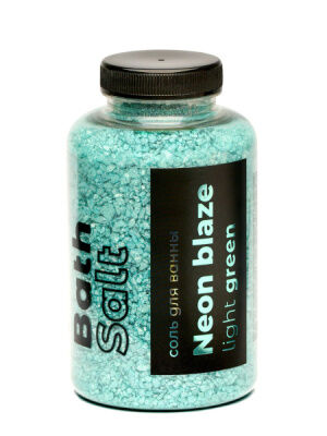 Соль д/ванны NEON BLAZE Light green в банке 500 г Fabrik Cosmetology, шт