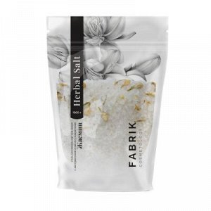 Соль для ванны Жасмин Herbal Salt 1000 гр Fabrik Cosmetology, шт