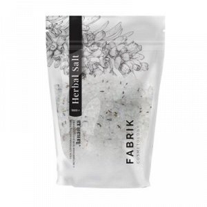 Соль для ванны Лаванда Herbal Salt 1000 гр Fabrik Cosmetology, шт