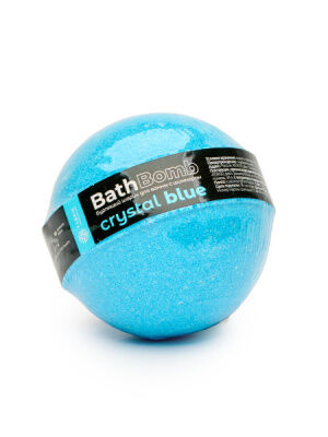 Шарик бурлящий д/ ванны с шиммером Crystal Blue 120г Fabrik Cosmetology, шт