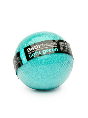 Шарик бурлящий д/ ванны с шиммером Light Green 120г Fabrik Cosmetology, шт
