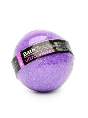 Шарик бурлящий д/ ванны с шиммером Ultra Violet 120г Fabrik Cosmetology, шт
