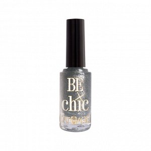 L'atuage Лак для ногтей BE CHIC тон 704 8,5г серебристые блестки
