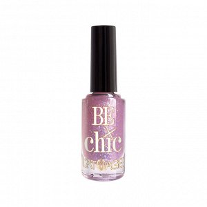 L'atuage Лак для ногтей BE CHIC тон 707 8,5г нежно-розовые блестки