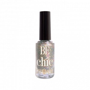 L'atuage Лак для ногтей BE CHIC тон 708 8,5г нежно-голубые розовые блестки