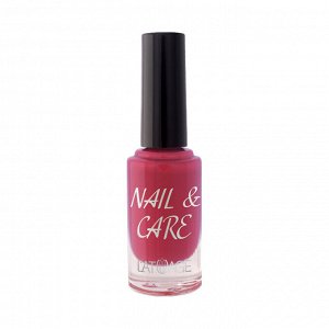 L'atuage Лак для ногтей NAIL & CARE тон 608 ягодный 9г