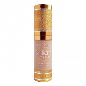 L'atuage Тональный крем BRILLIANT LOOK тон 305 легкий загар 20г