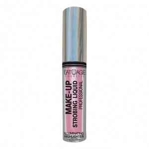 L'atuage Хайлайтер жидкий MAKE-UP STROBING LIQUID тон 601 голографический розовый
