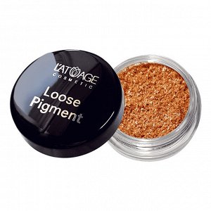 L'atuage Тени-пигмент для век LOOSE PIGMENT тон 601 бежевое золото