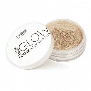 L'atuage Хайлайтер рассыпчатый HIGH GLOW тон 805 золотой песок