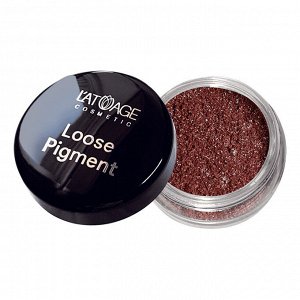 L'atuage Тени-пигмент для век LOOSE PIGMENT тон 610 нежно мерцающая фуксия