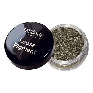 L'atuage Тени-пигмент для век LOOSE PIGMENT тон 614 оливковое золото