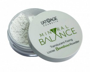 L'atuage Пудра Рассыпчатая Минеральная бамбуковая MINERAL BALANCE тон 210