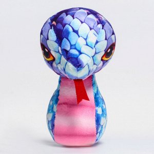 Мягкая игрушка «Змейка», синяя