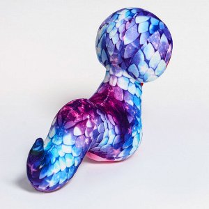 Мягкая игрушка «Змейка», синяя